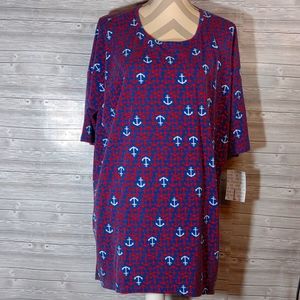 High low lady's top Tshirt feel